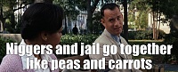 Click image for larger version. 

Name:	Niggers and jail go together.jpg 
Views:	127 
Size:	146.7 KB 
ID:	14380